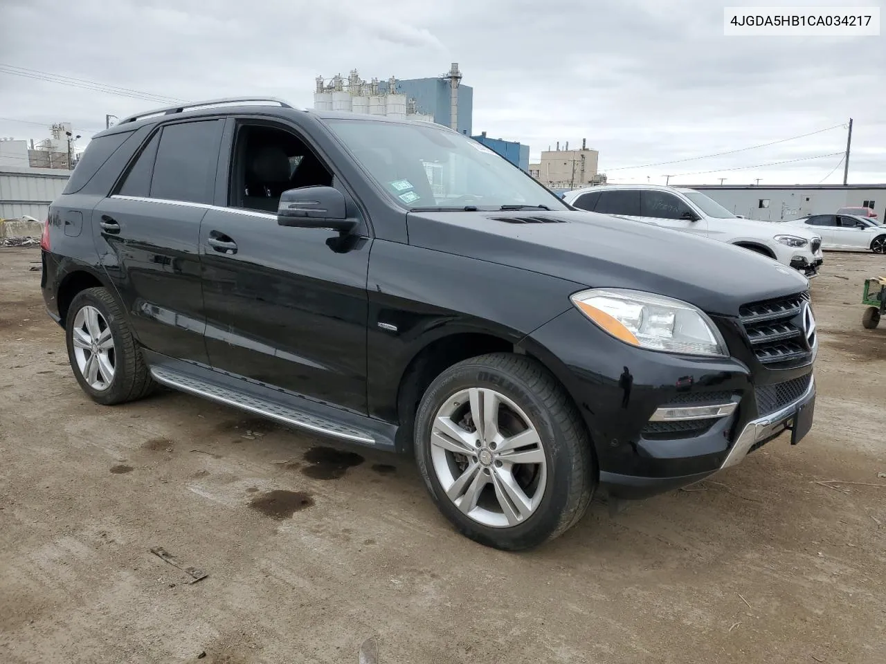 2012 Mercedes-Benz Ml 350 4Matic VIN: 4JGDA5HB1CA034217 Lot: 72449184