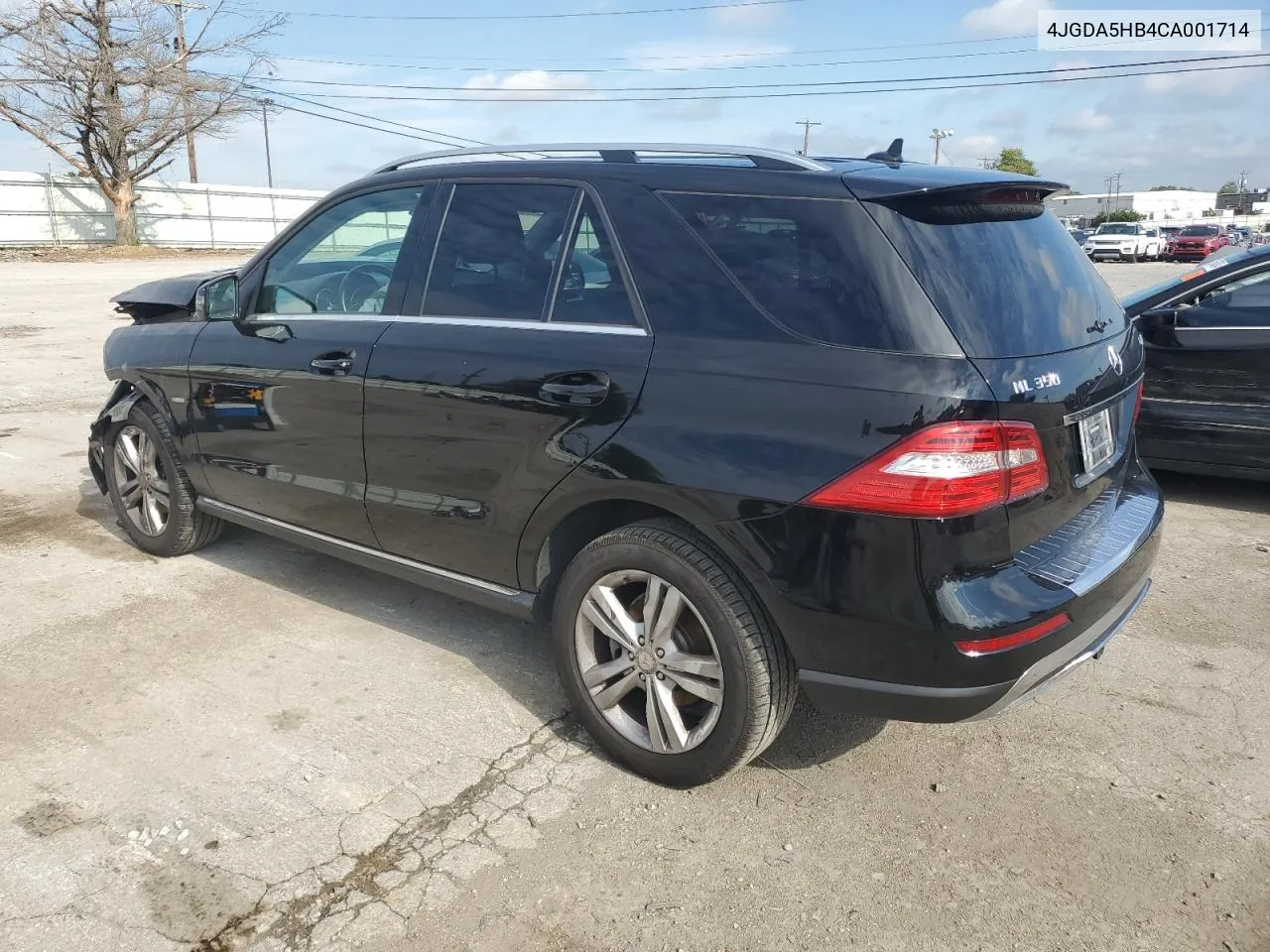 2012 Mercedes-Benz Ml 350 4Matic VIN: 4JGDA5HB4CA001714 Lot: 72532424