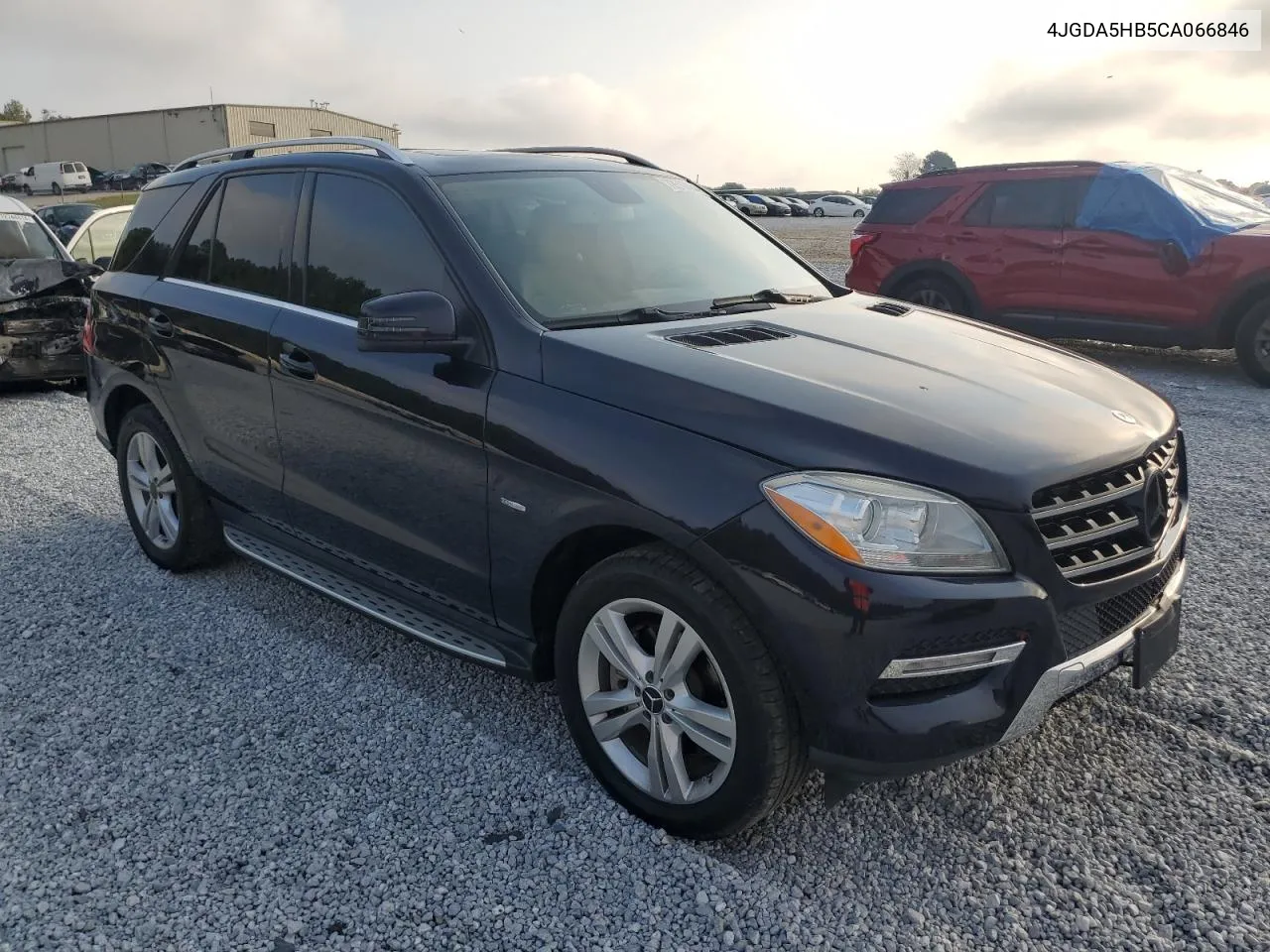 2012 Mercedes-Benz Ml 350 4Matic VIN: 4JGDA5HB5CA066846 Lot: 72618464