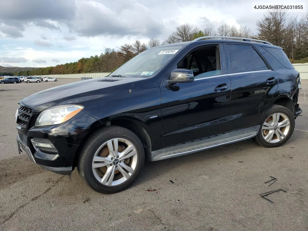 2012 Mercedes-Benz Ml 350 4Matic VIN: 4JGDA5HB7CA031855 Lot: 72749244