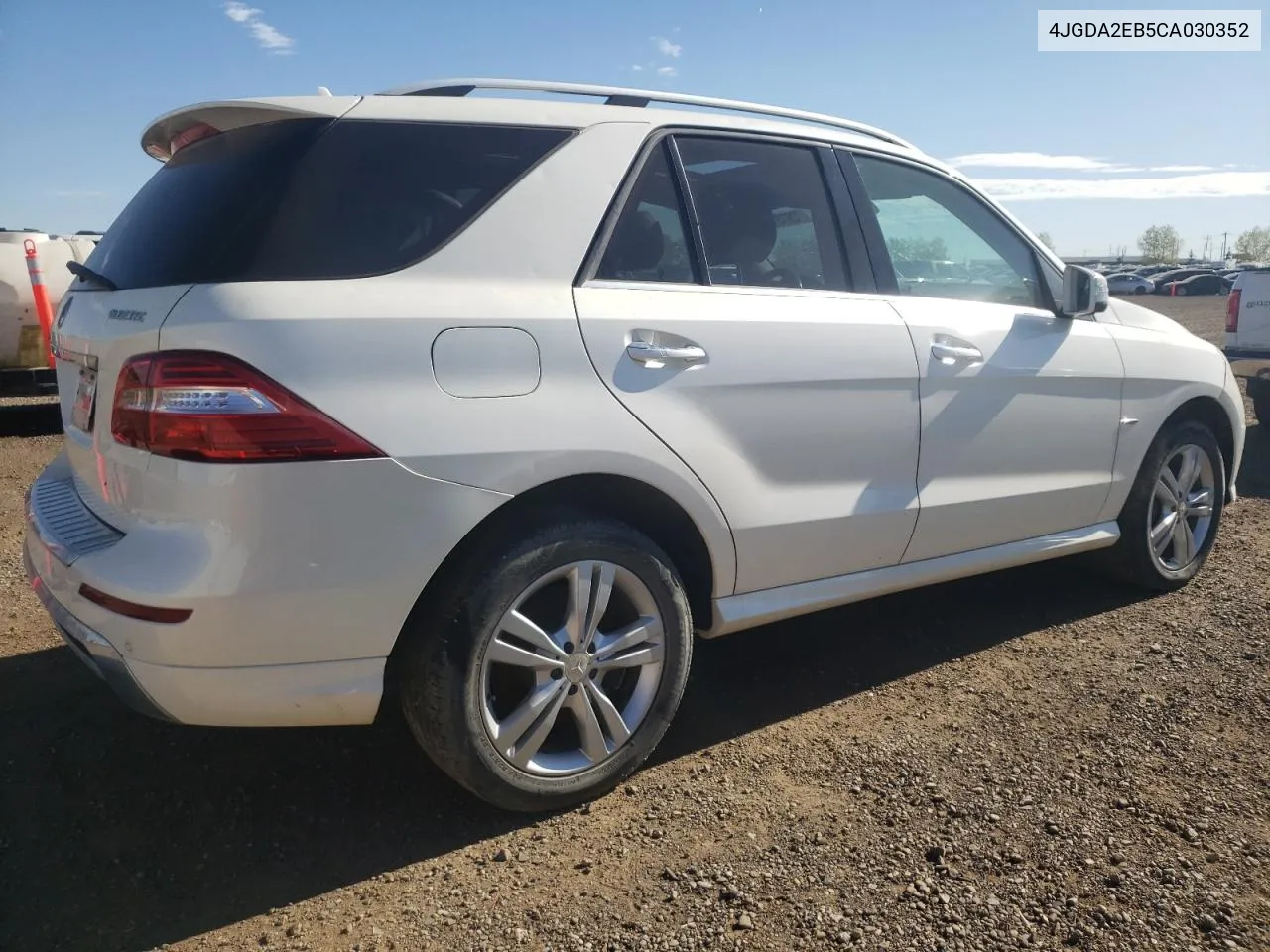 2012 Mercedes-Benz Ml 350 Bluetec VIN: 4JGDA2EB5CA030352 Lot: 72970124