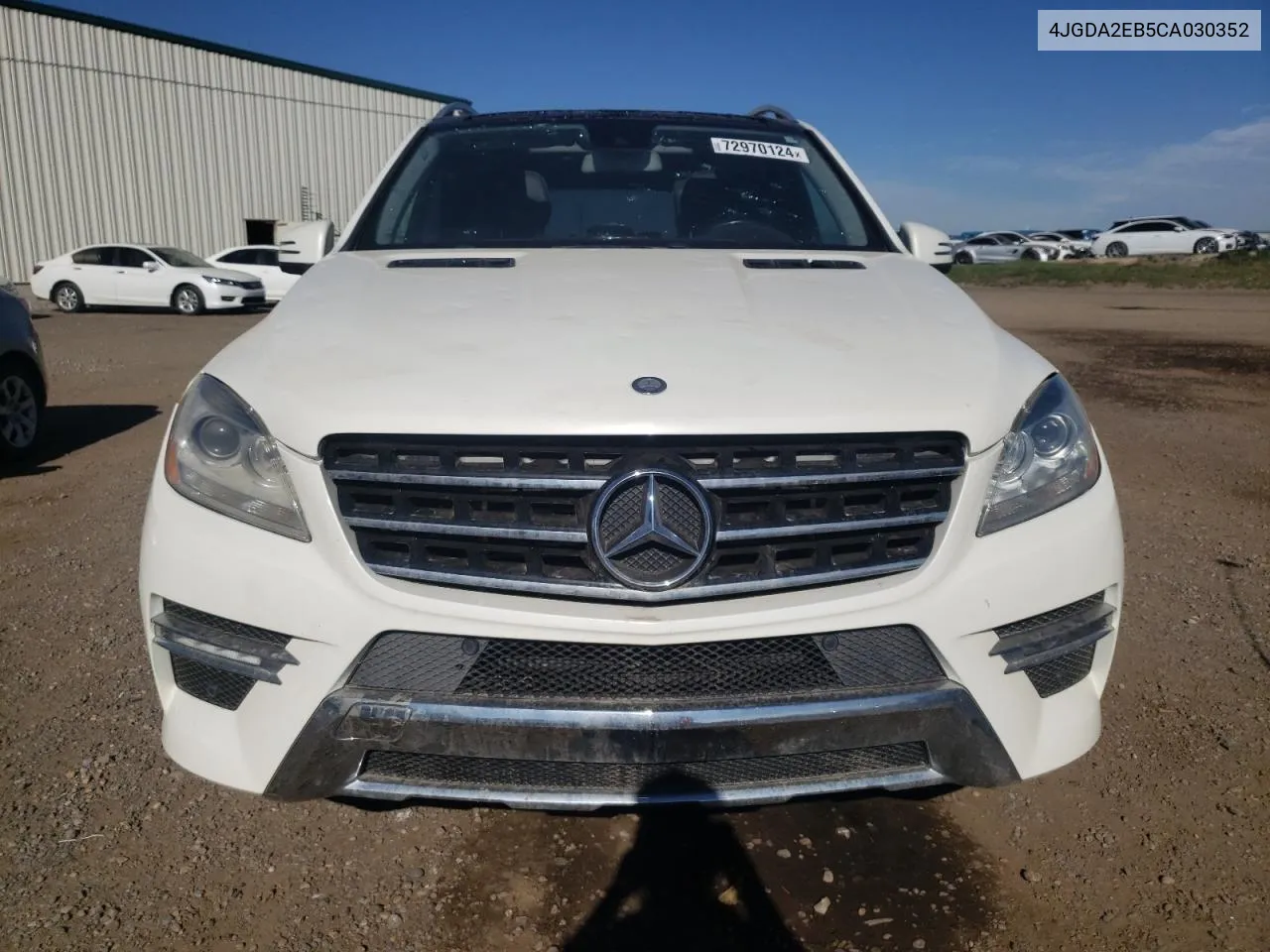 2012 Mercedes-Benz Ml 350 Bluetec VIN: 4JGDA2EB5CA030352 Lot: 72970124