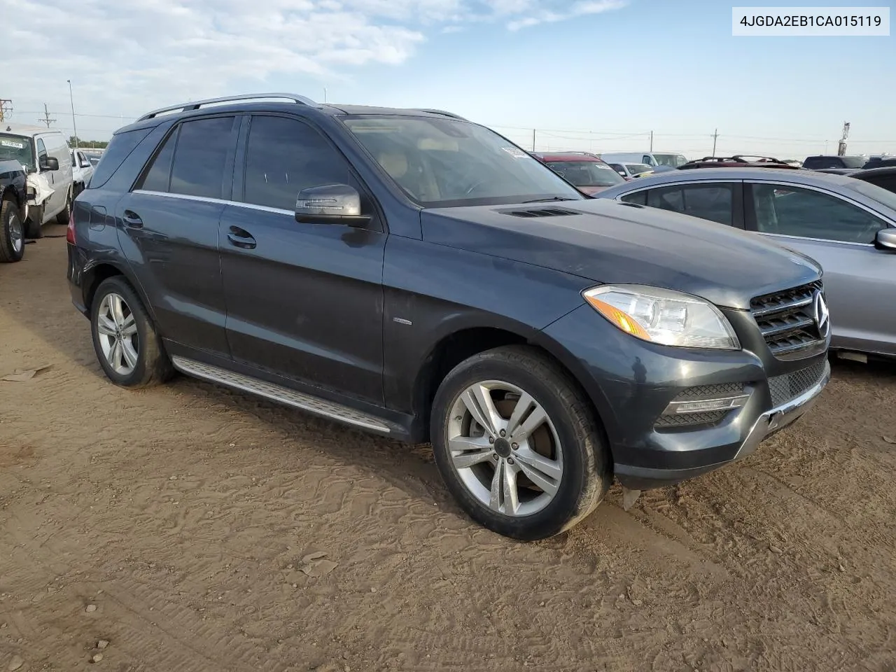 2012 Mercedes-Benz Ml 350 Bluetec VIN: 4JGDA2EB1CA015119 Lot: 73959804