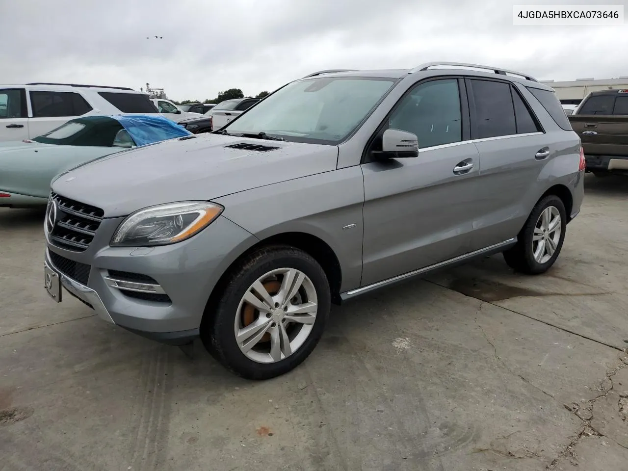 2012 Mercedes-Benz Ml 350 4Matic VIN: 4JGDA5HBXCA073646 Lot: 74061304