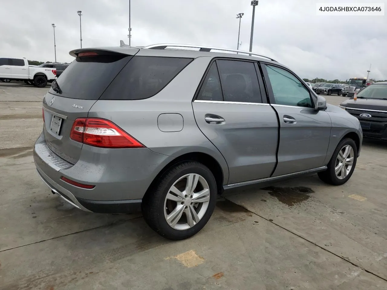 2012 Mercedes-Benz Ml 350 4Matic VIN: 4JGDA5HBXCA073646 Lot: 74061304