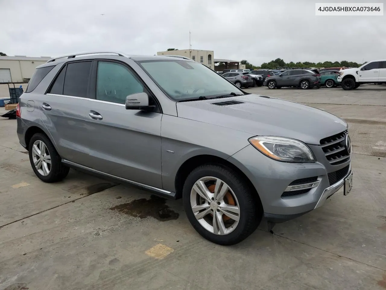 2012 Mercedes-Benz Ml 350 4Matic VIN: 4JGDA5HBXCA073646 Lot: 74061304