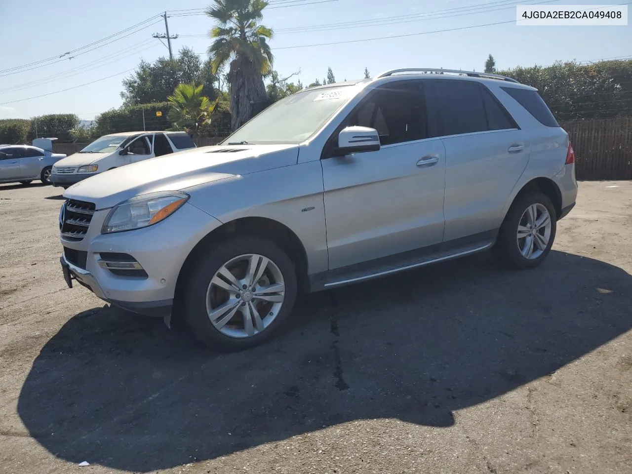 2012 Mercedes-Benz Ml 350 Bluetec VIN: 4JGDA2EB2CA049408 Lot: 74132684