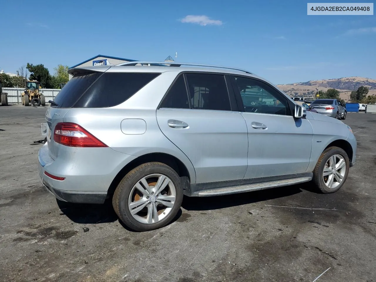 2012 Mercedes-Benz Ml 350 Bluetec VIN: 4JGDA2EB2CA049408 Lot: 74132684