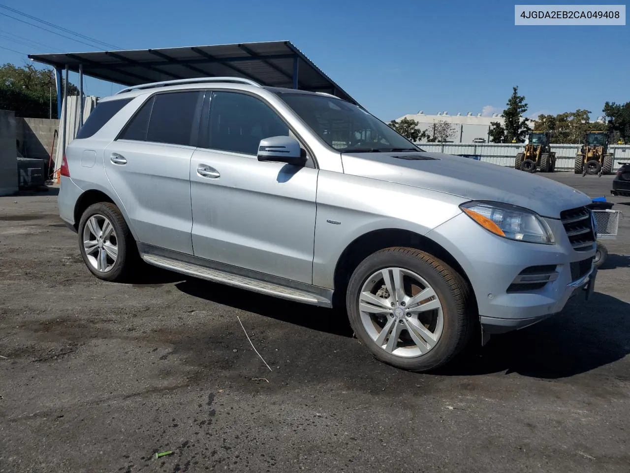 2012 Mercedes-Benz Ml 350 Bluetec VIN: 4JGDA2EB2CA049408 Lot: 74132684