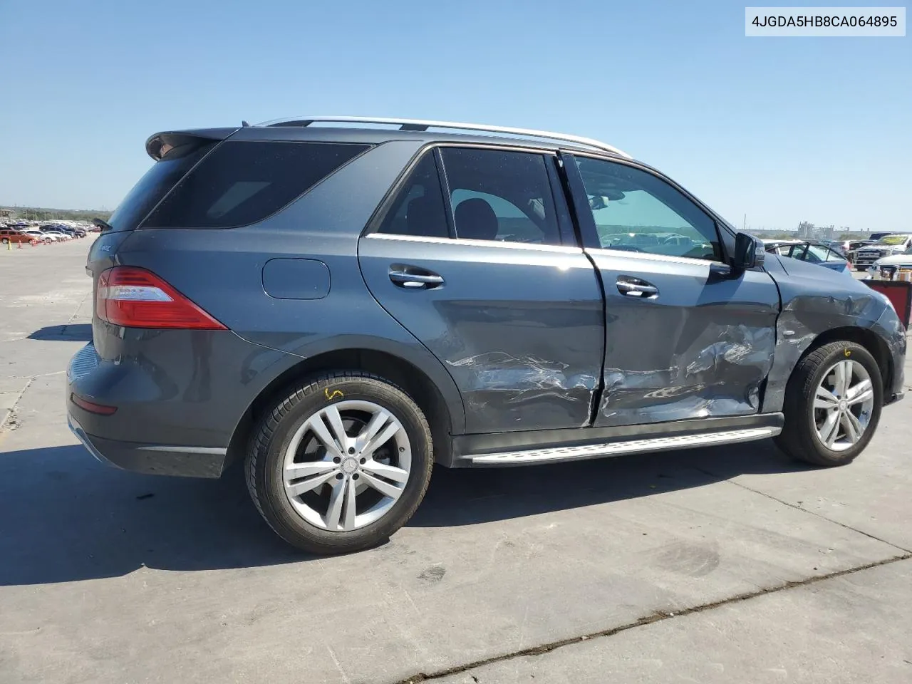 2012 Mercedes-Benz Ml 350 4Matic VIN: 4JGDA5HB8CA064895 Lot: 74585234