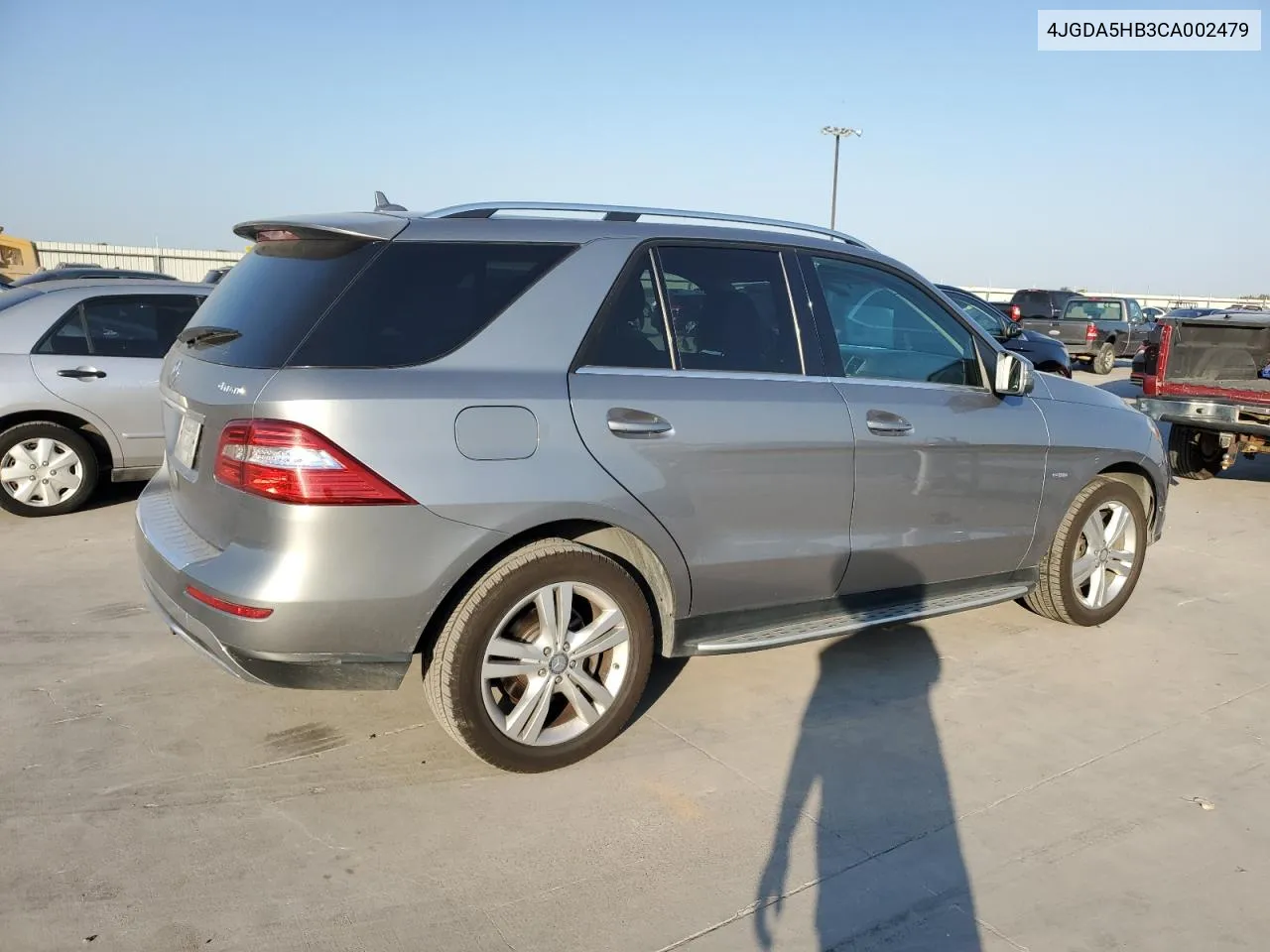 2012 Mercedes-Benz Ml 350 4Matic VIN: 4JGDA5HB3CA002479 Lot: 74847224