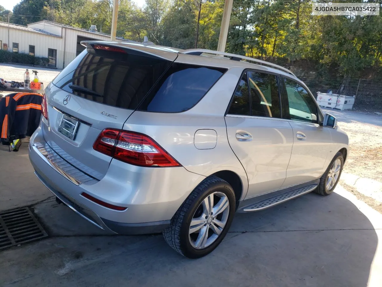 2012 Mercedes-Benz Ml 350 4Matic VIN: 4JGDA5HB7CA035422 Lot: 74987914