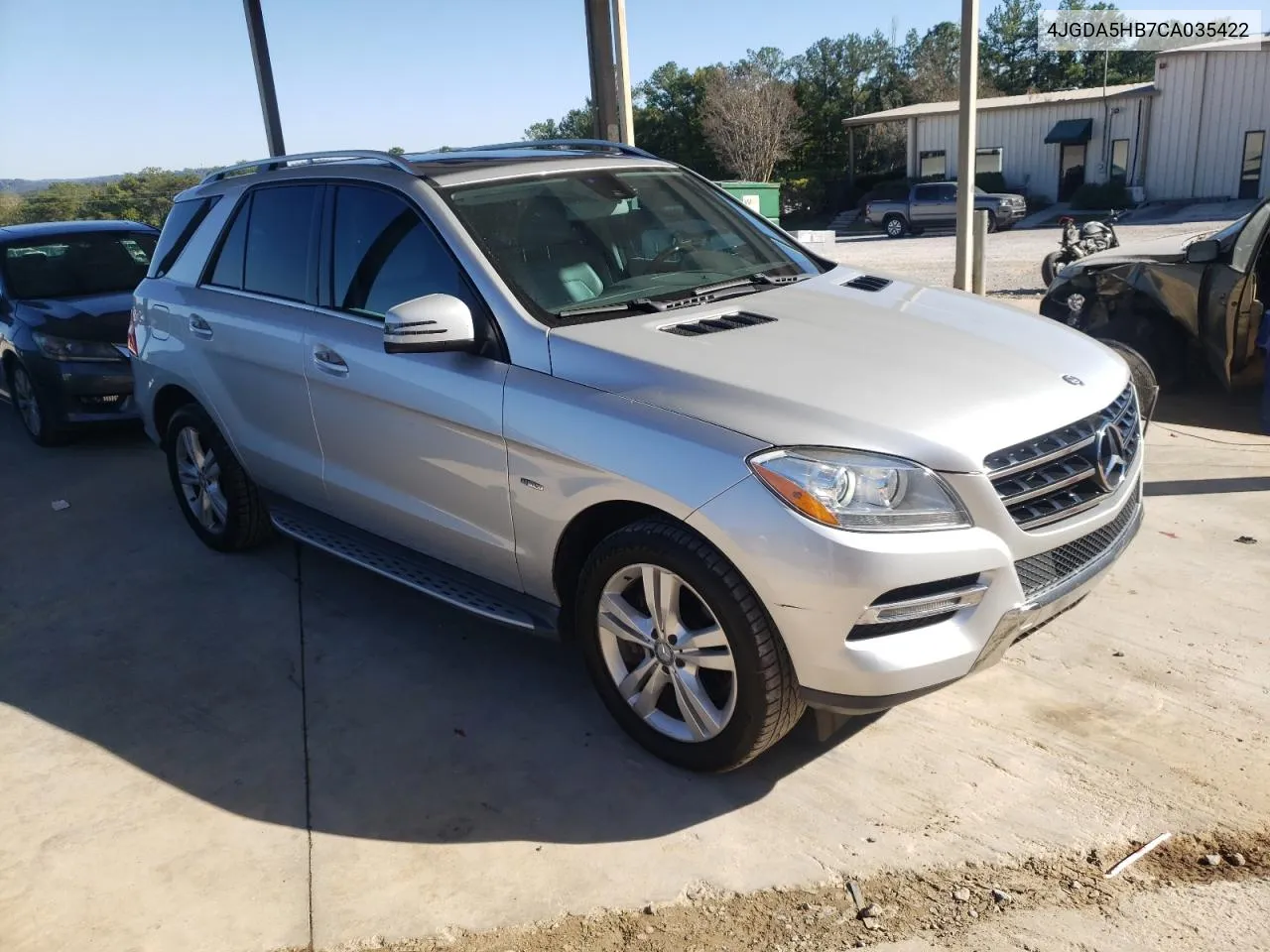 2012 Mercedes-Benz Ml 350 4Matic VIN: 4JGDA5HB7CA035422 Lot: 74987914