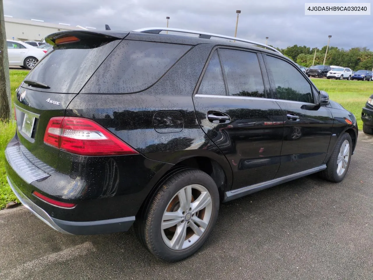 2012 Mercedes-Benz Ml 350 4Matic VIN: 4JGDA5HB9CA030240 Lot: 75041824