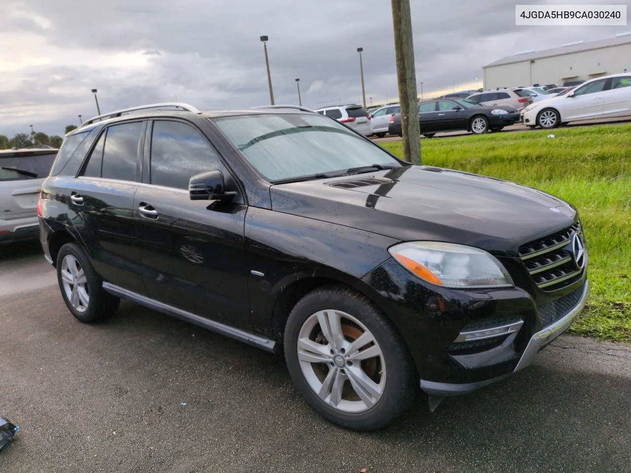 2012 Mercedes-Benz Ml 350 4Matic VIN: 4JGDA5HB9CA030240 Lot: 75041824