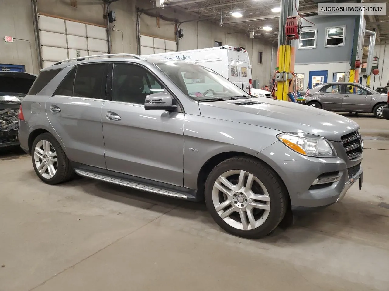 2012 Mercedes-Benz Ml 350 4Matic VIN: 4JGDA5HB6CA040837 Lot: 76510004