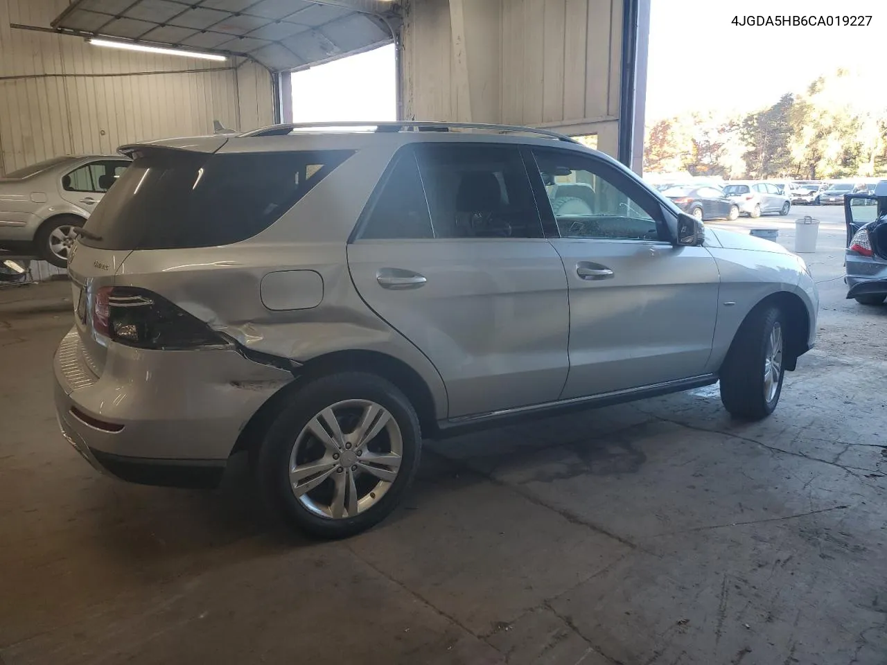 2012 Mercedes-Benz Ml 350 4Matic VIN: 4JGDA5HB6CA019227 Lot: 76879494