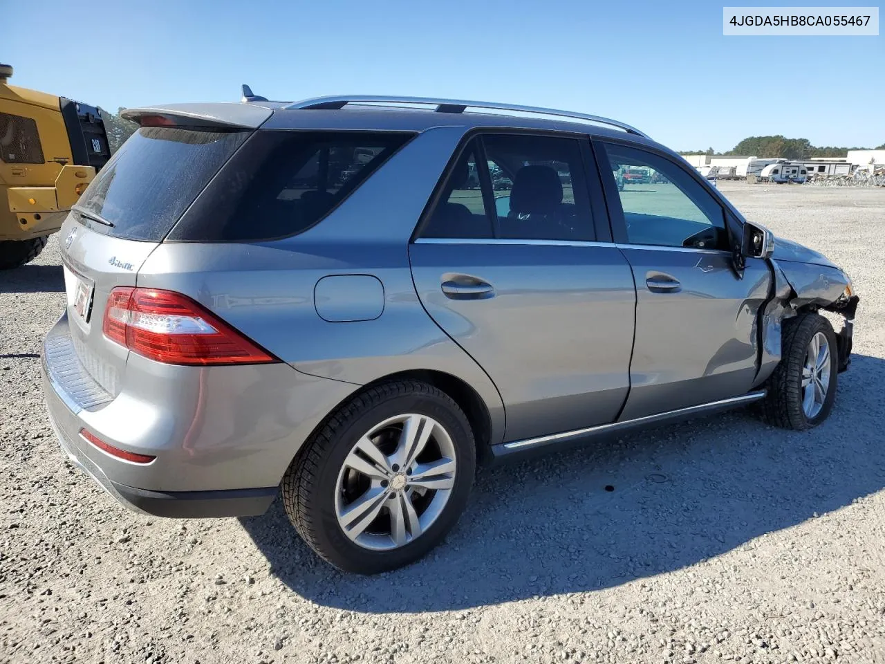 2012 Mercedes-Benz Ml 350 4Matic VIN: 4JGDA5HB8CA055467 Lot: 76917124