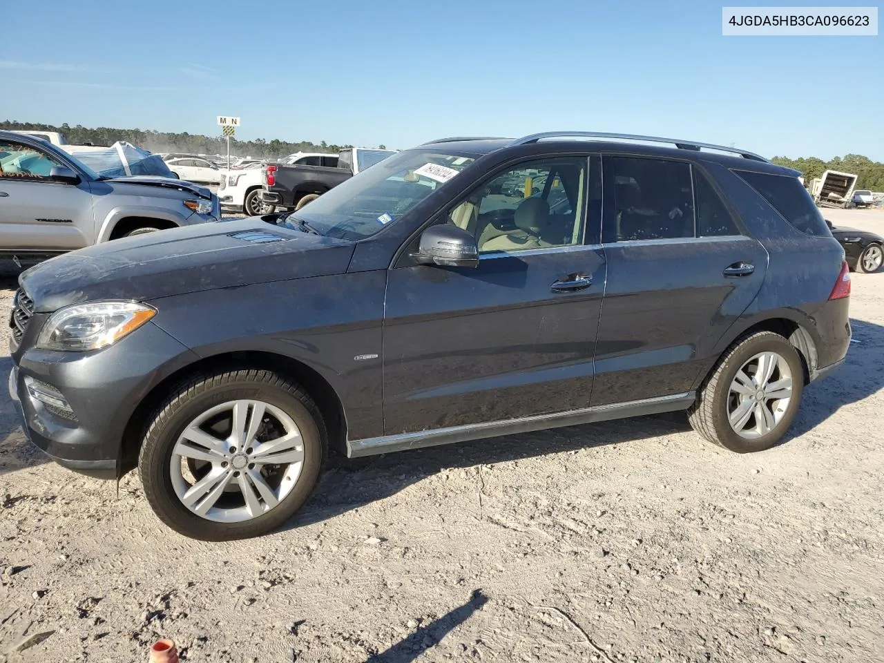 2012 Mercedes-Benz Ml 350 4Matic VIN: 4JGDA5HB3CA096623 Lot: 76936034