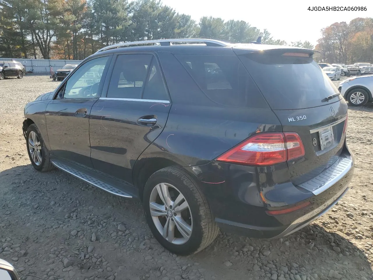 2012 Mercedes-Benz Ml 350 4Matic VIN: 4JGDA5HB2CA060986 Lot: 78352704