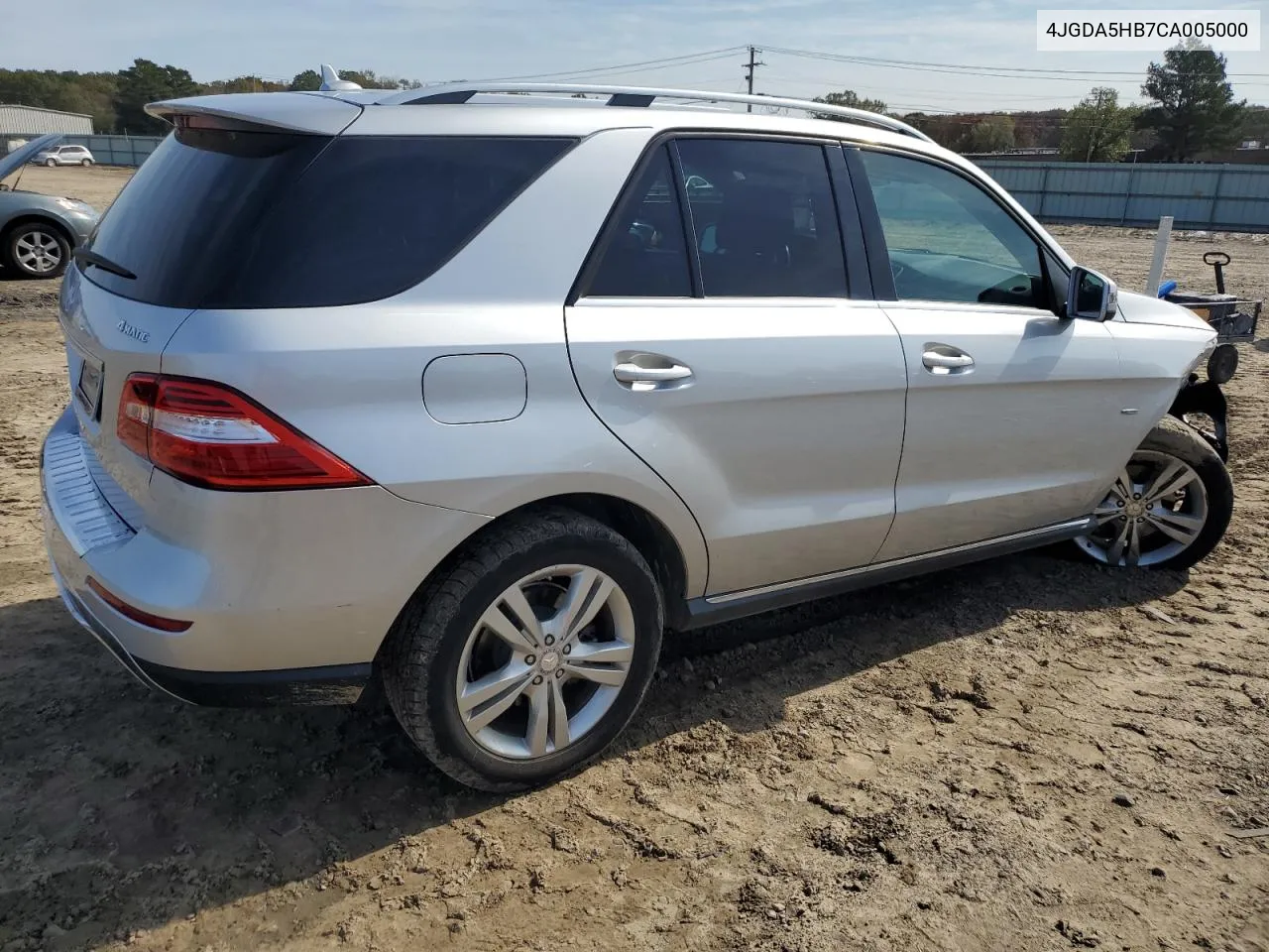 2012 Mercedes-Benz Ml 350 4Matic VIN: 4JGDA5HB7CA005000 Lot: 78762094