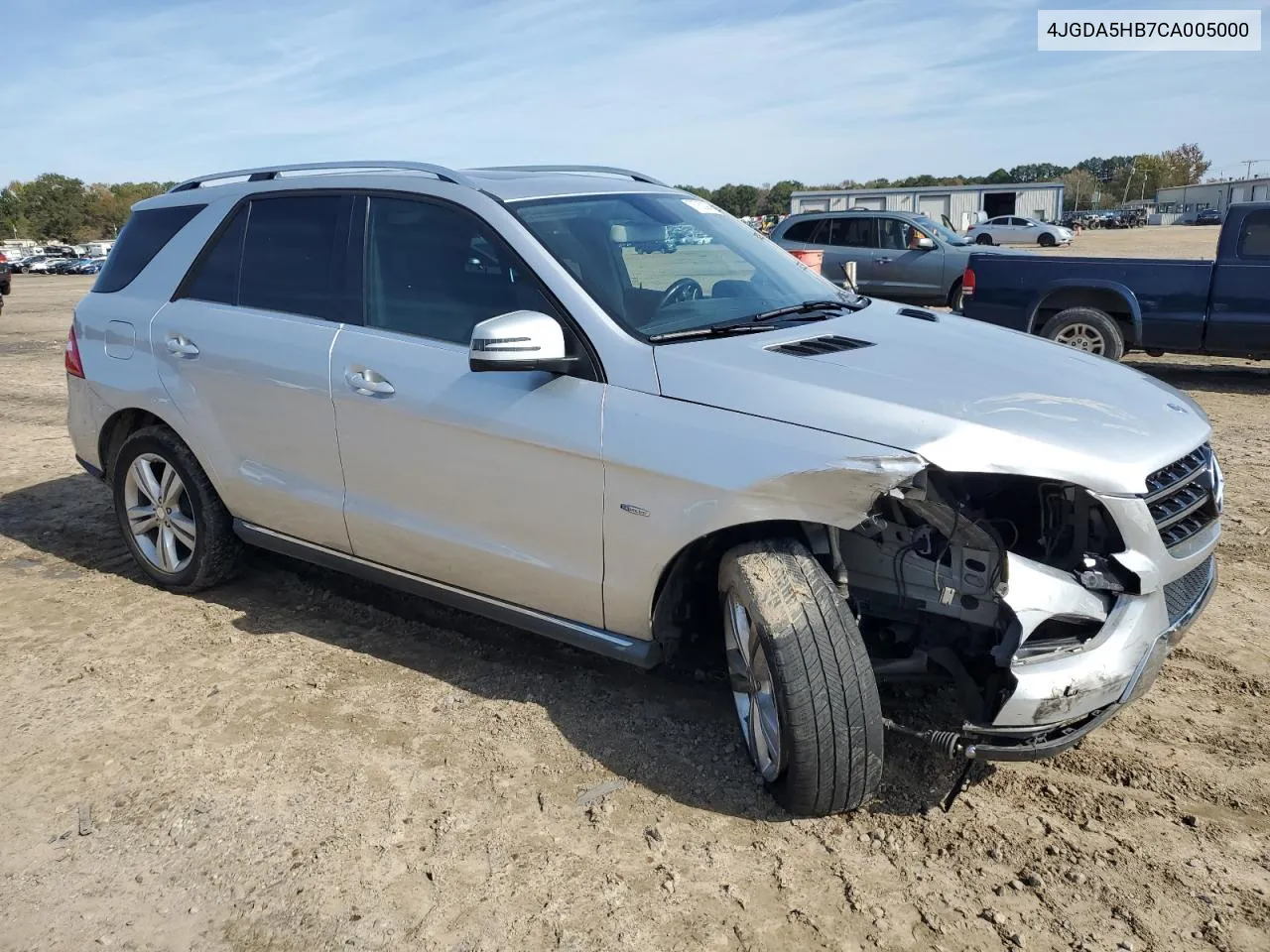 2012 Mercedes-Benz Ml 350 4Matic VIN: 4JGDA5HB7CA005000 Lot: 78762094