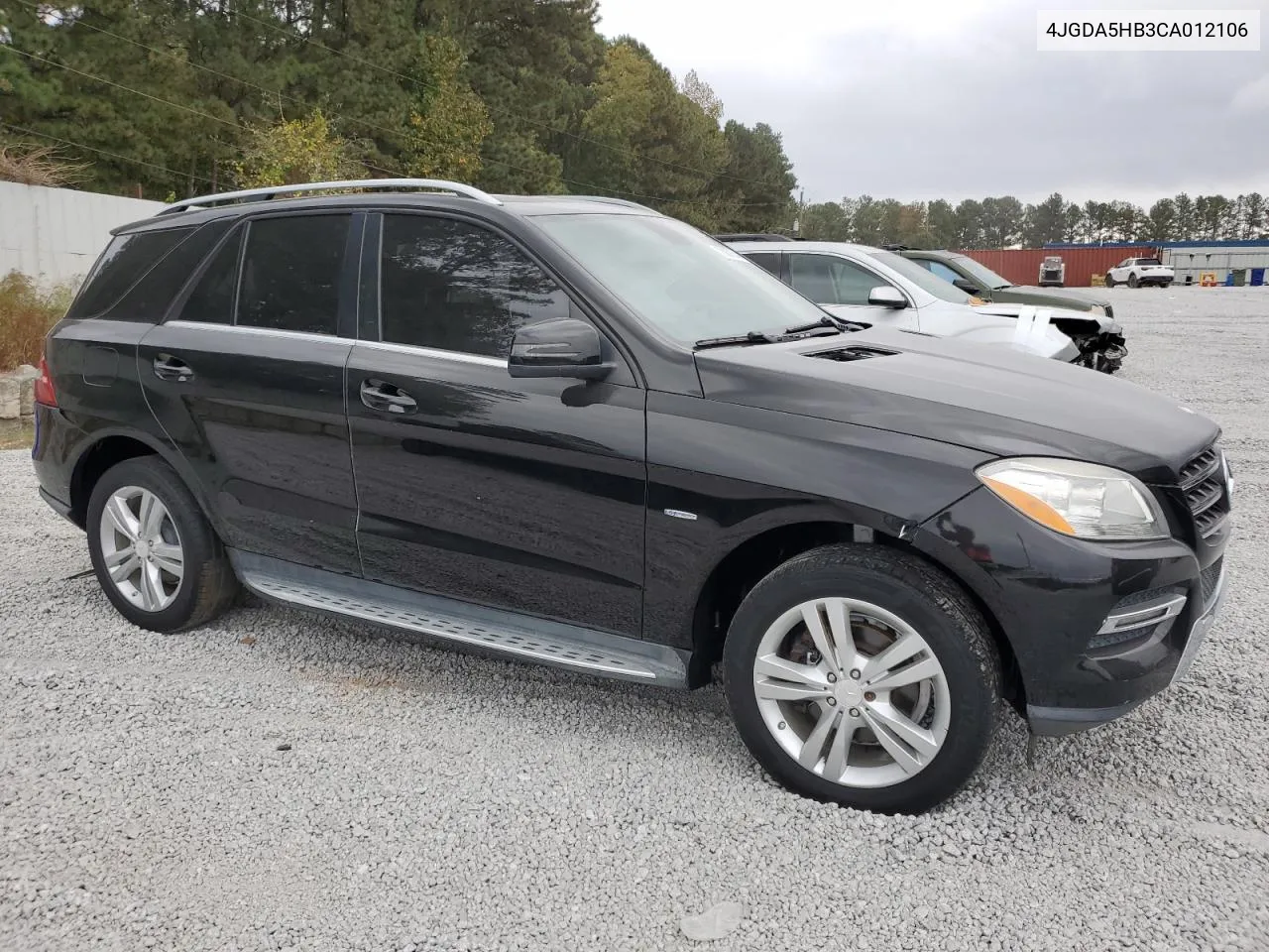 2012 Mercedes-Benz Ml 350 4Matic VIN: 4JGDA5HB3CA012106 Lot: 78867644