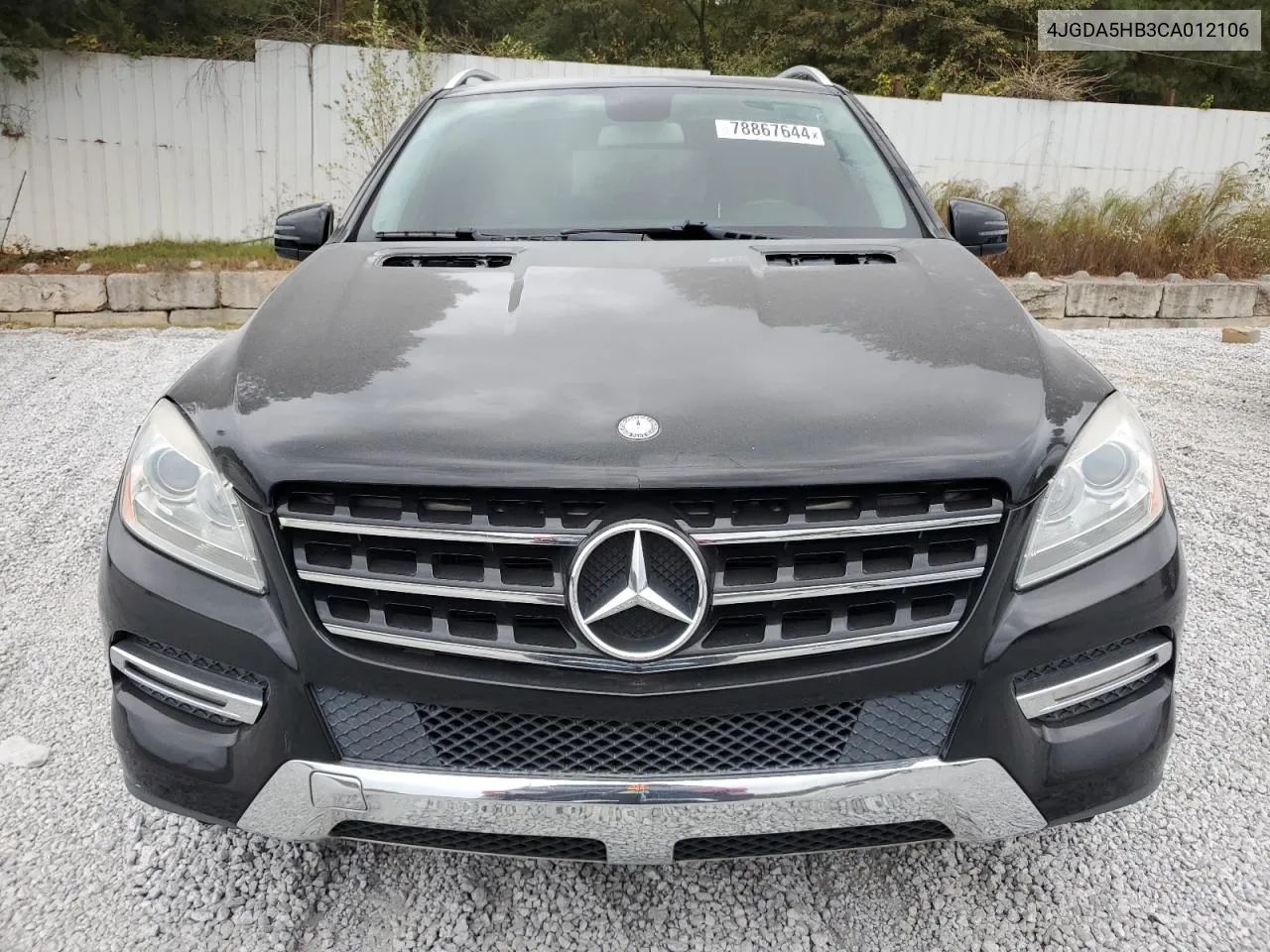 2012 Mercedes-Benz Ml 350 4Matic VIN: 4JGDA5HB3CA012106 Lot: 78867644