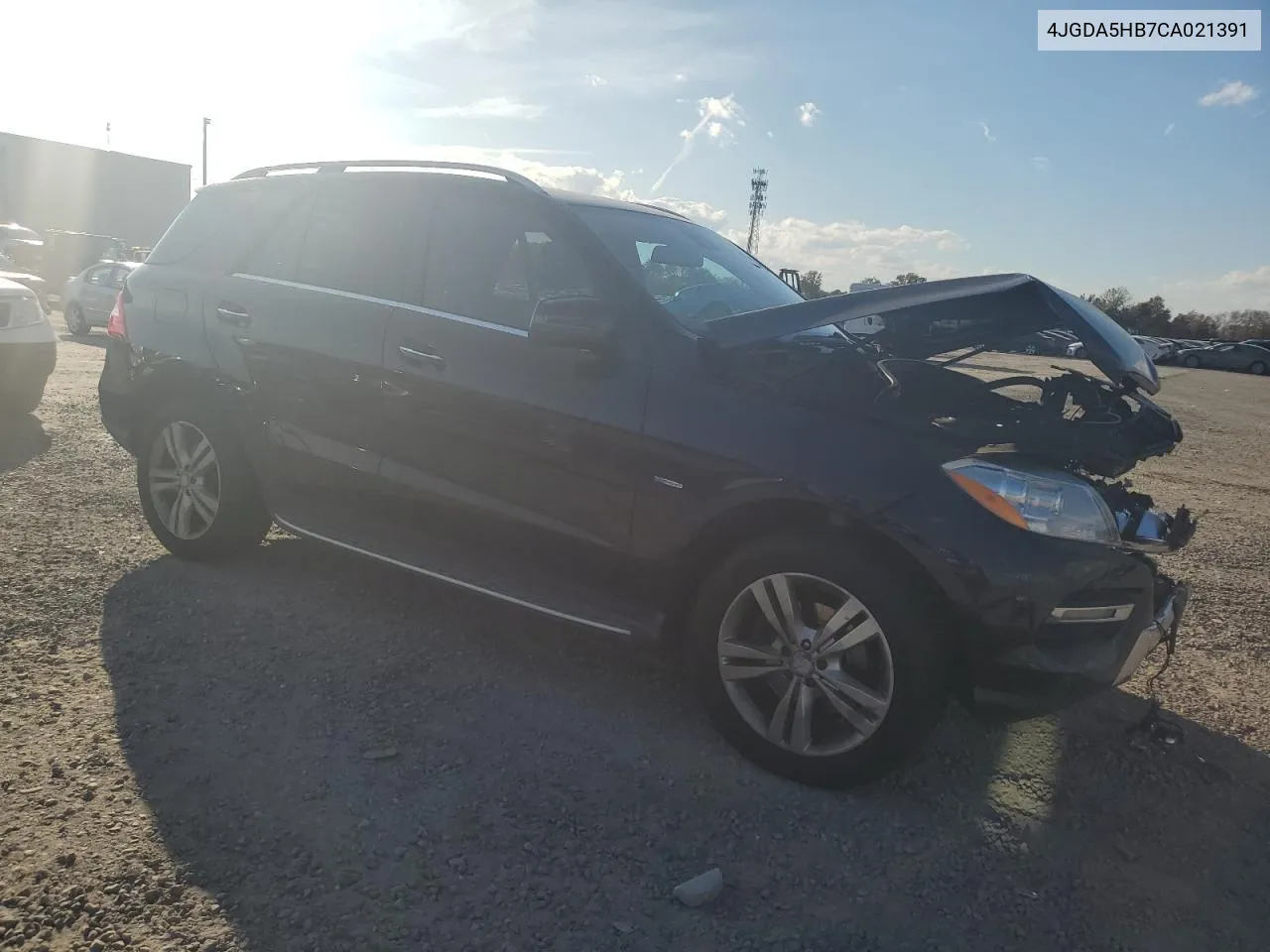 2012 Mercedes-Benz Ml 350 4Matic VIN: 4JGDA5HB7CA021391 Lot: 79139354