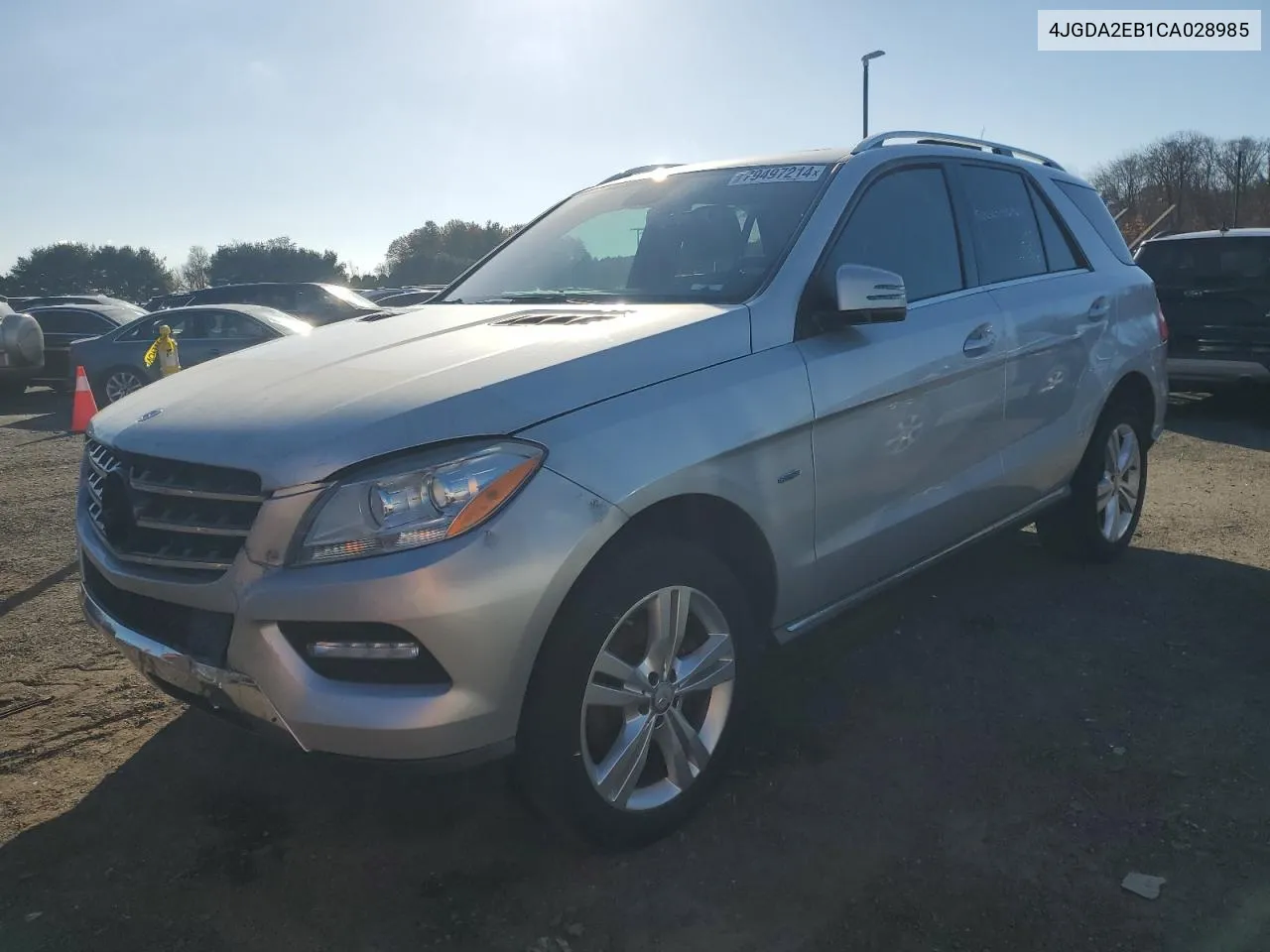 2012 Mercedes-Benz Ml 350 Bluetec VIN: 4JGDA2EB1CA028985 Lot: 79497214