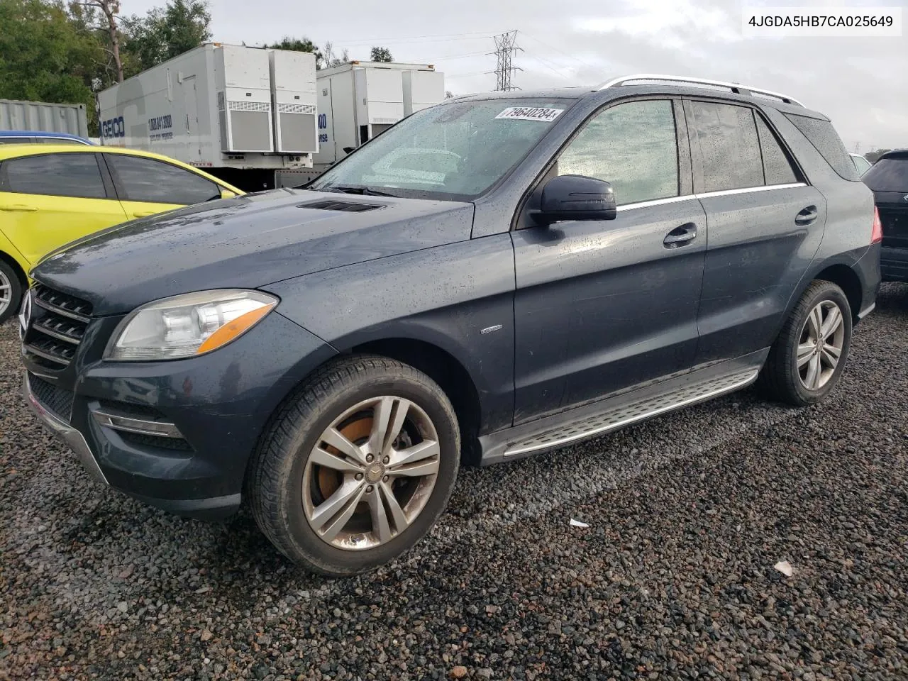 2012 Mercedes-Benz Ml 350 4Matic VIN: 4JGDA5HB7CA025649 Lot: 79640284