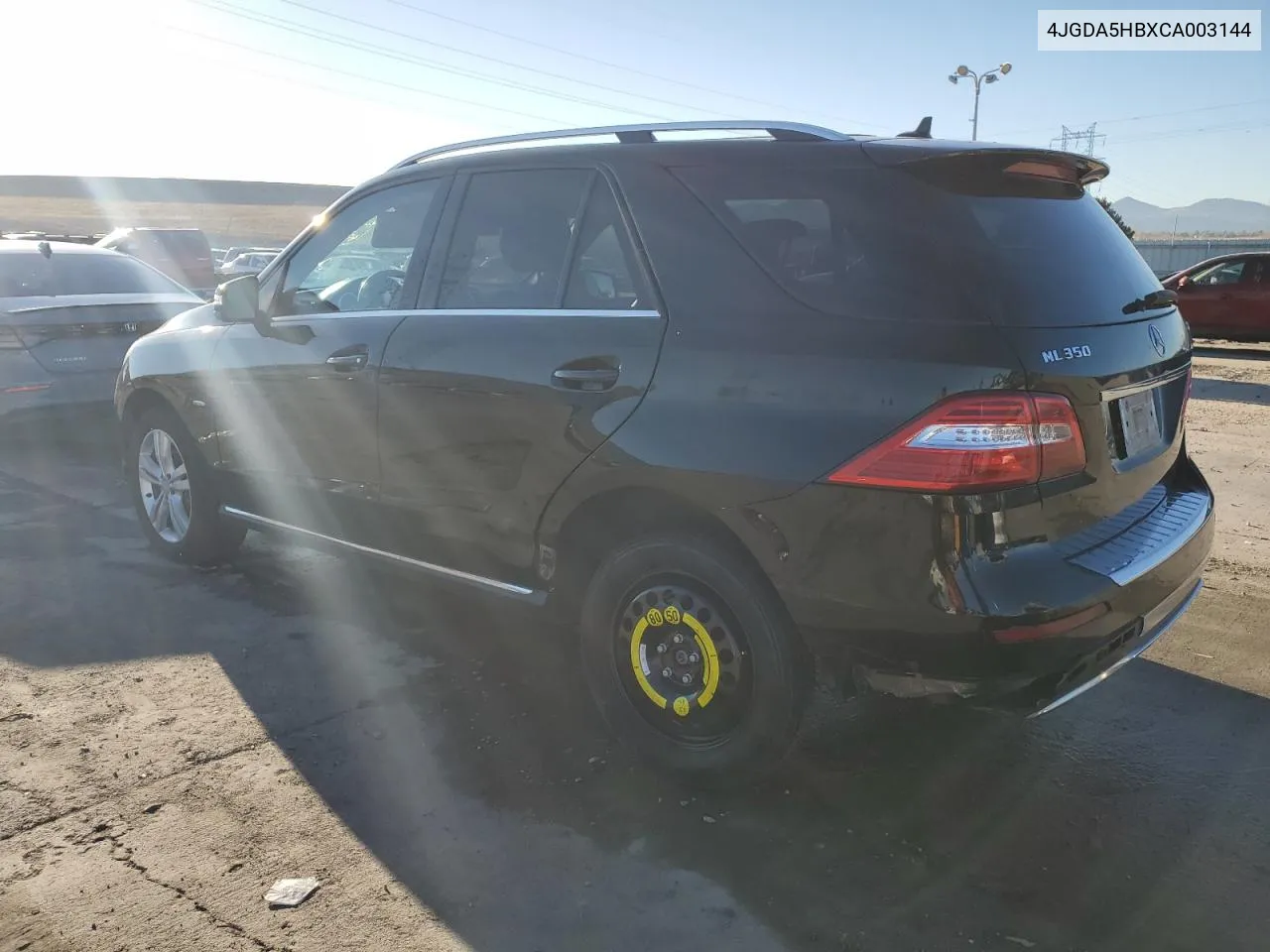 2012 Mercedes-Benz Ml 350 4Matic VIN: 4JGDA5HBXCA003144 Lot: 80520084