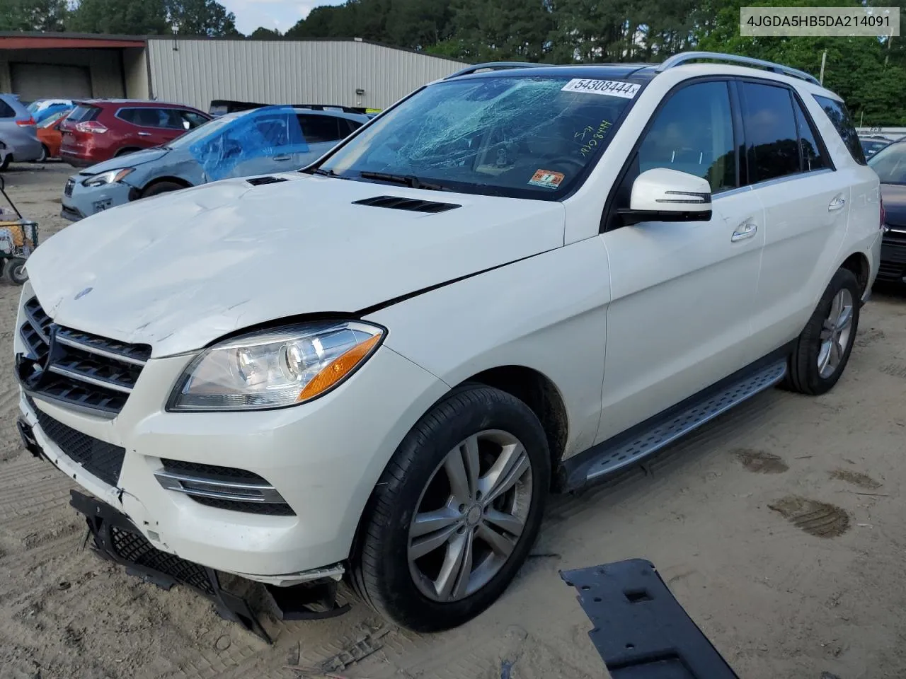 2013 Mercedes-Benz Ml 350 4Matic VIN: 4JGDA5HB5DA214091 Lot: 54308444