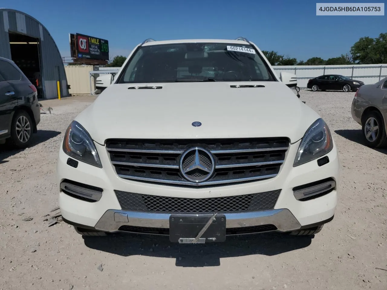 2013 Mercedes-Benz Ml 350 4Matic VIN: 4JGDA5HB6DA105753 Lot: 60214144