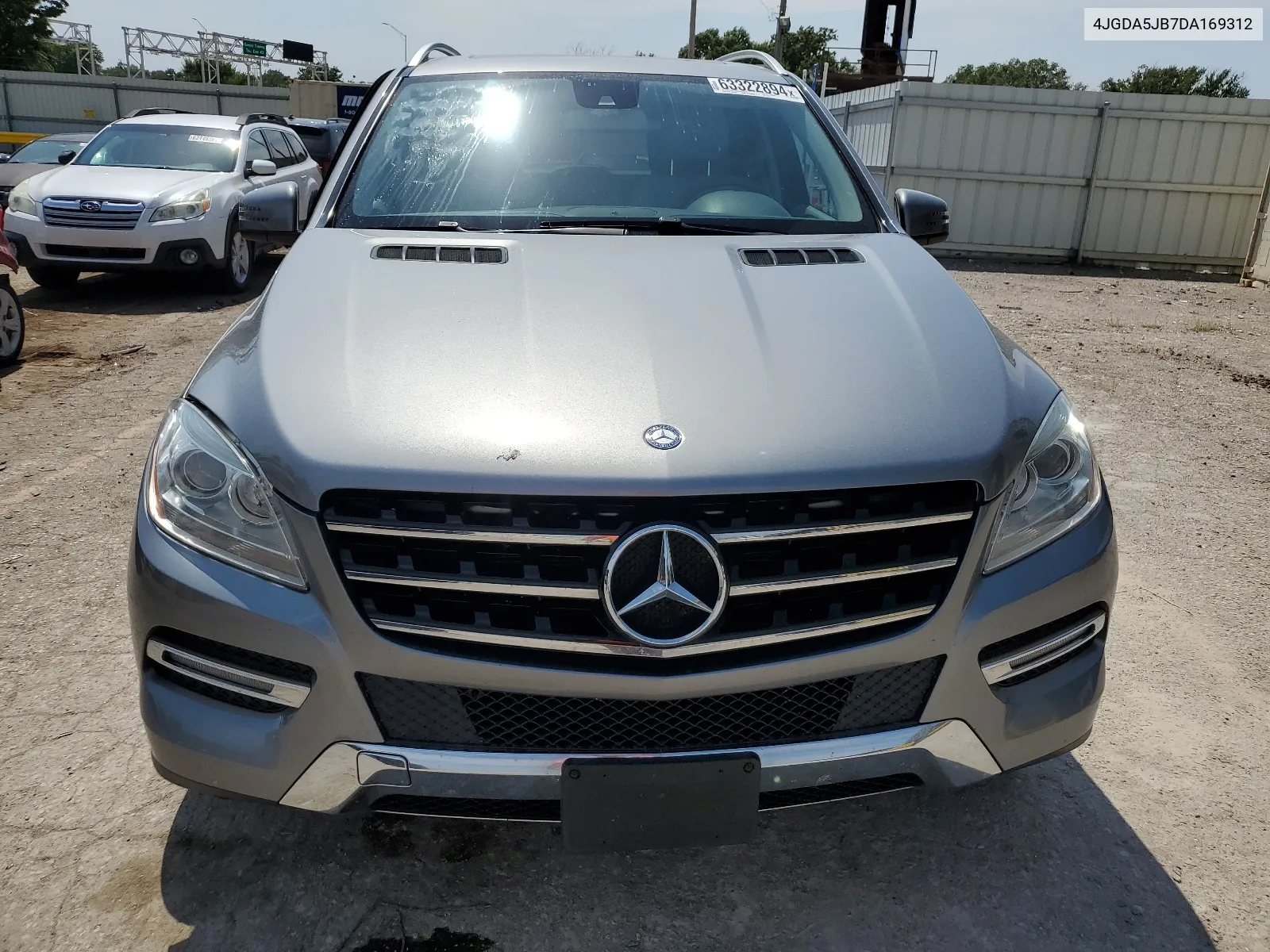 2013 Mercedes-Benz Ml 350 VIN: 4JGDA5JB7DA169312 Lot: 63322894