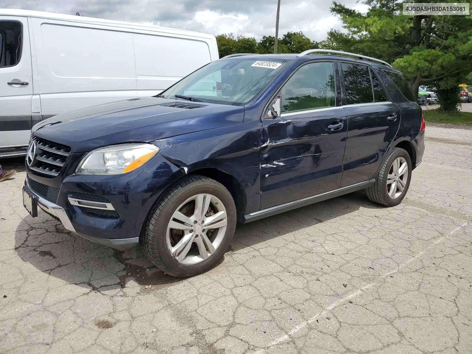 2013 Mercedes-Benz Ml 350 4Matic VIN: 4JGDA5HB3DA153081 Lot: 64823524