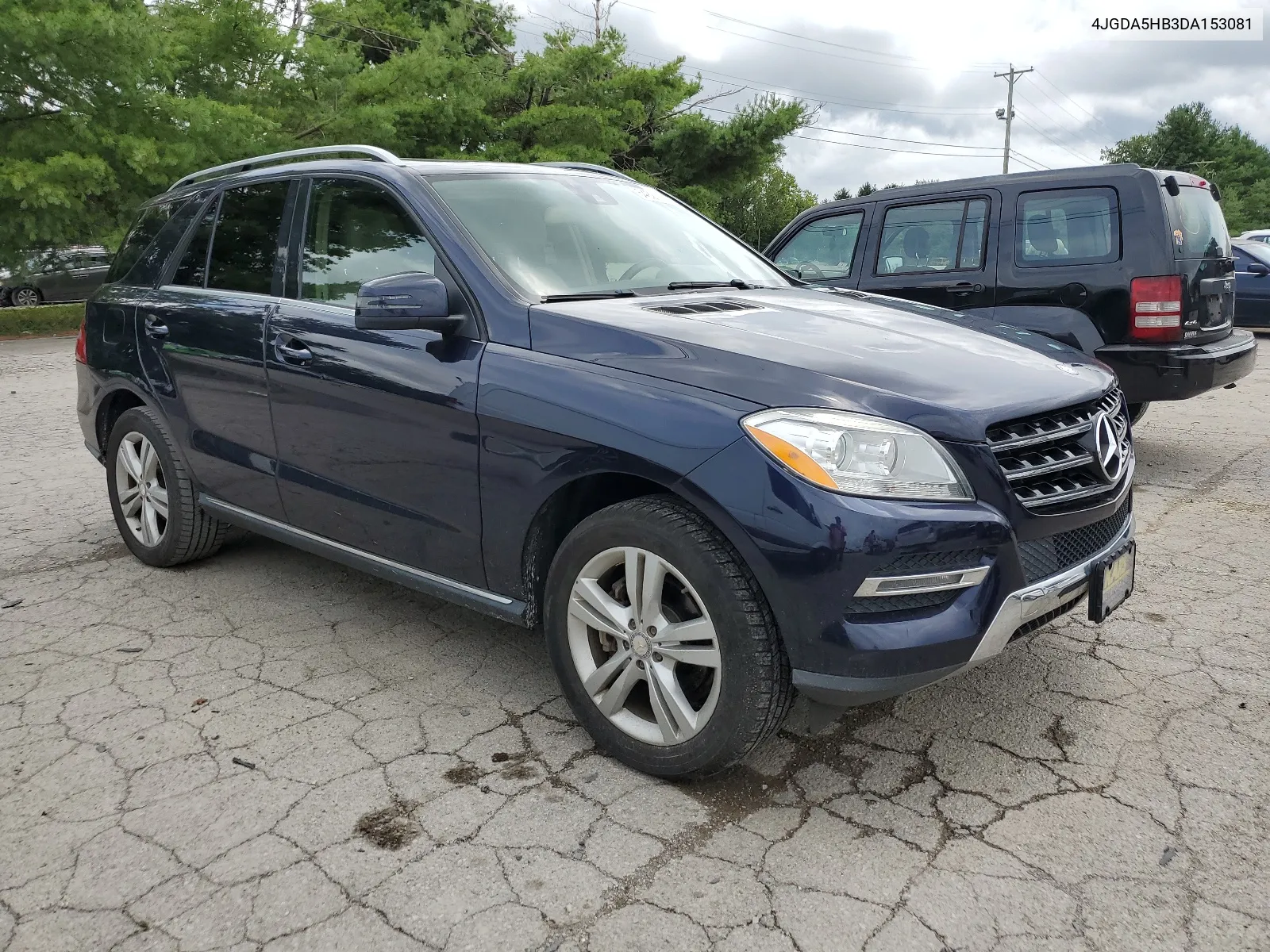 2013 Mercedes-Benz Ml 350 4Matic VIN: 4JGDA5HB3DA153081 Lot: 64823524