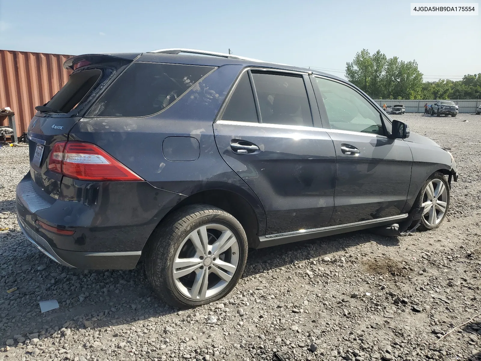 2013 Mercedes-Benz Ml 350 4Matic VIN: 4JGDA5HB9DA175554 Lot: 65759554