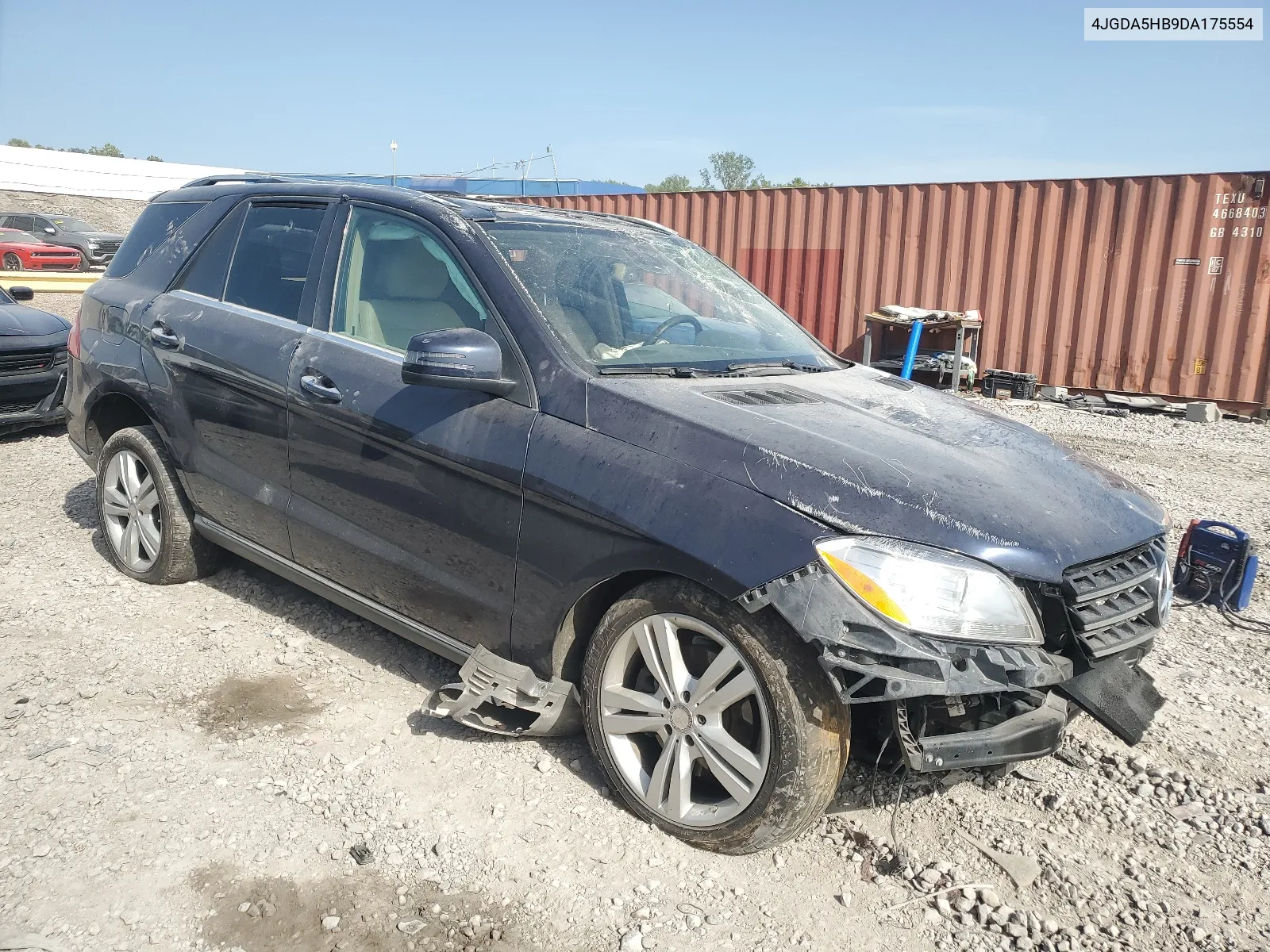 2013 Mercedes-Benz Ml 350 4Matic VIN: 4JGDA5HB9DA175554 Lot: 65759554