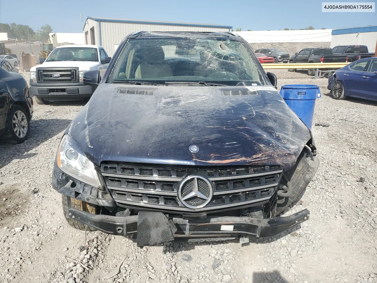 2013 Mercedes-Benz Ml 350 4Matic VIN: 4JGDA5HB9DA175554 Lot: 65759554