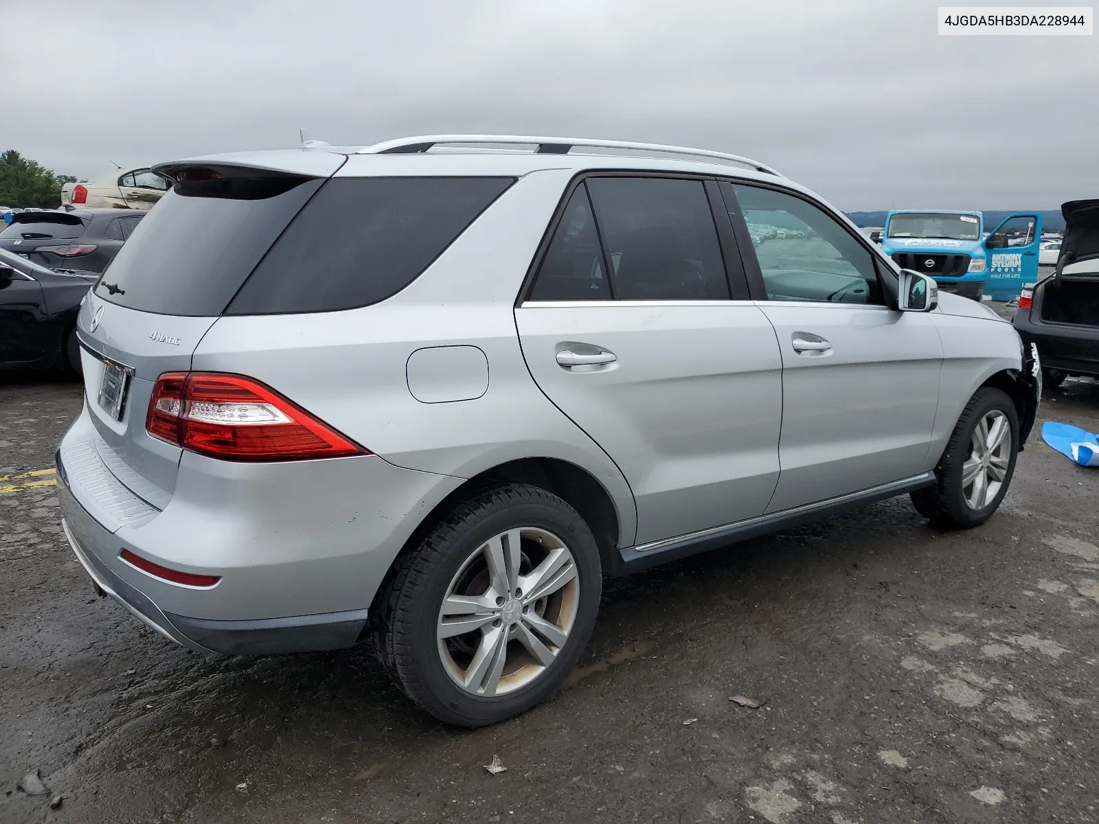 2013 Mercedes-Benz Ml 350 4Matic VIN: 4JGDA5HB3DA228944 Lot: 66093074