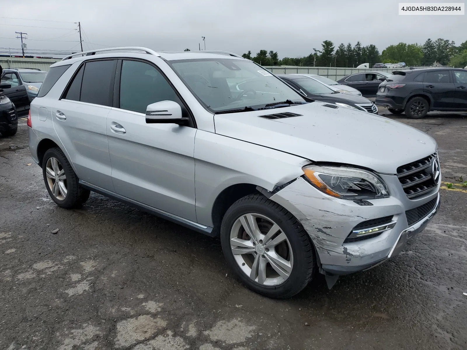 2013 Mercedes-Benz Ml 350 4Matic VIN: 4JGDA5HB3DA228944 Lot: 66093074