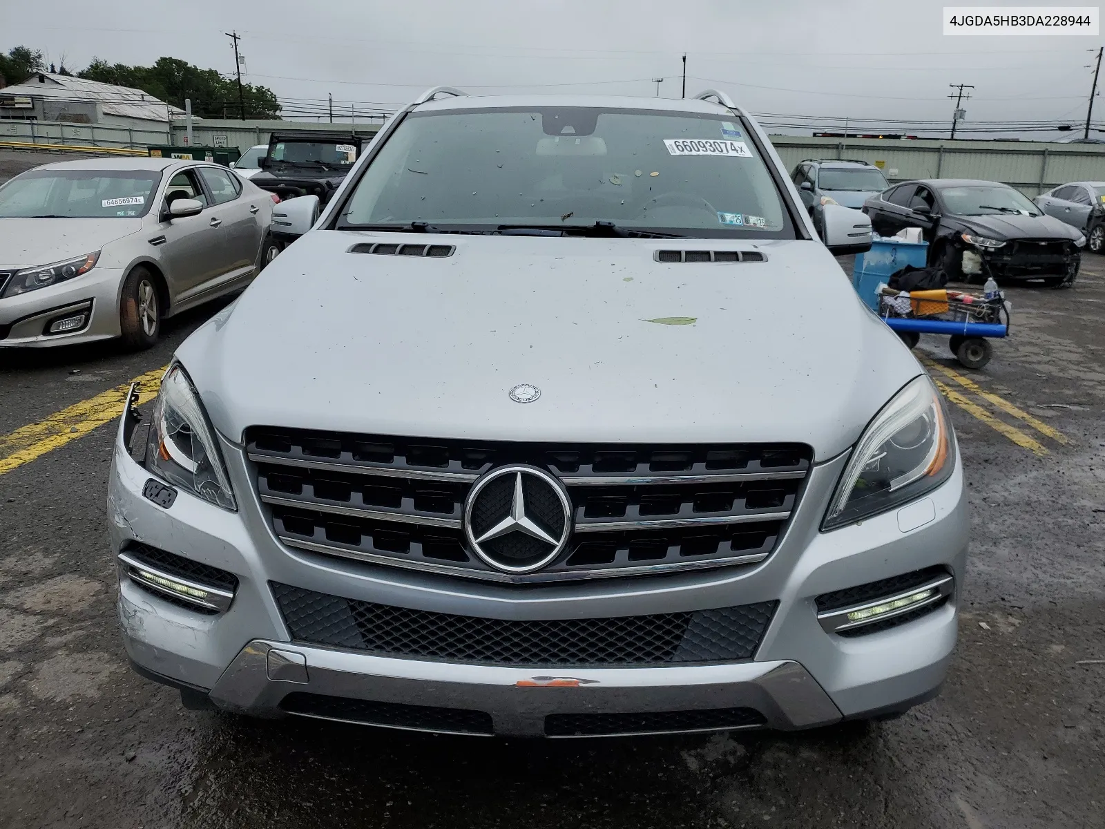 2013 Mercedes-Benz Ml 350 4Matic VIN: 4JGDA5HB3DA228944 Lot: 66093074