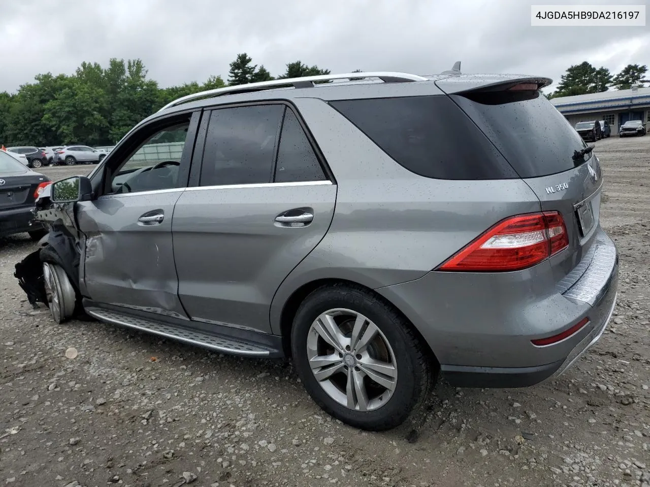 2013 Mercedes-Benz Ml 350 4Matic VIN: 4JGDA5HB9DA216197 Lot: 66278924