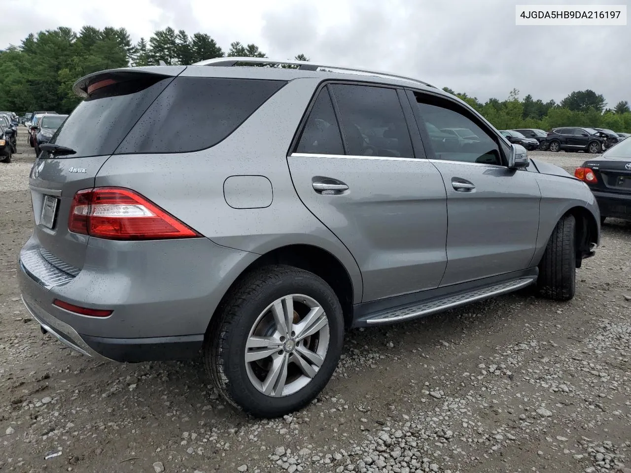 2013 Mercedes-Benz Ml 350 4Matic VIN: 4JGDA5HB9DA216197 Lot: 66278924