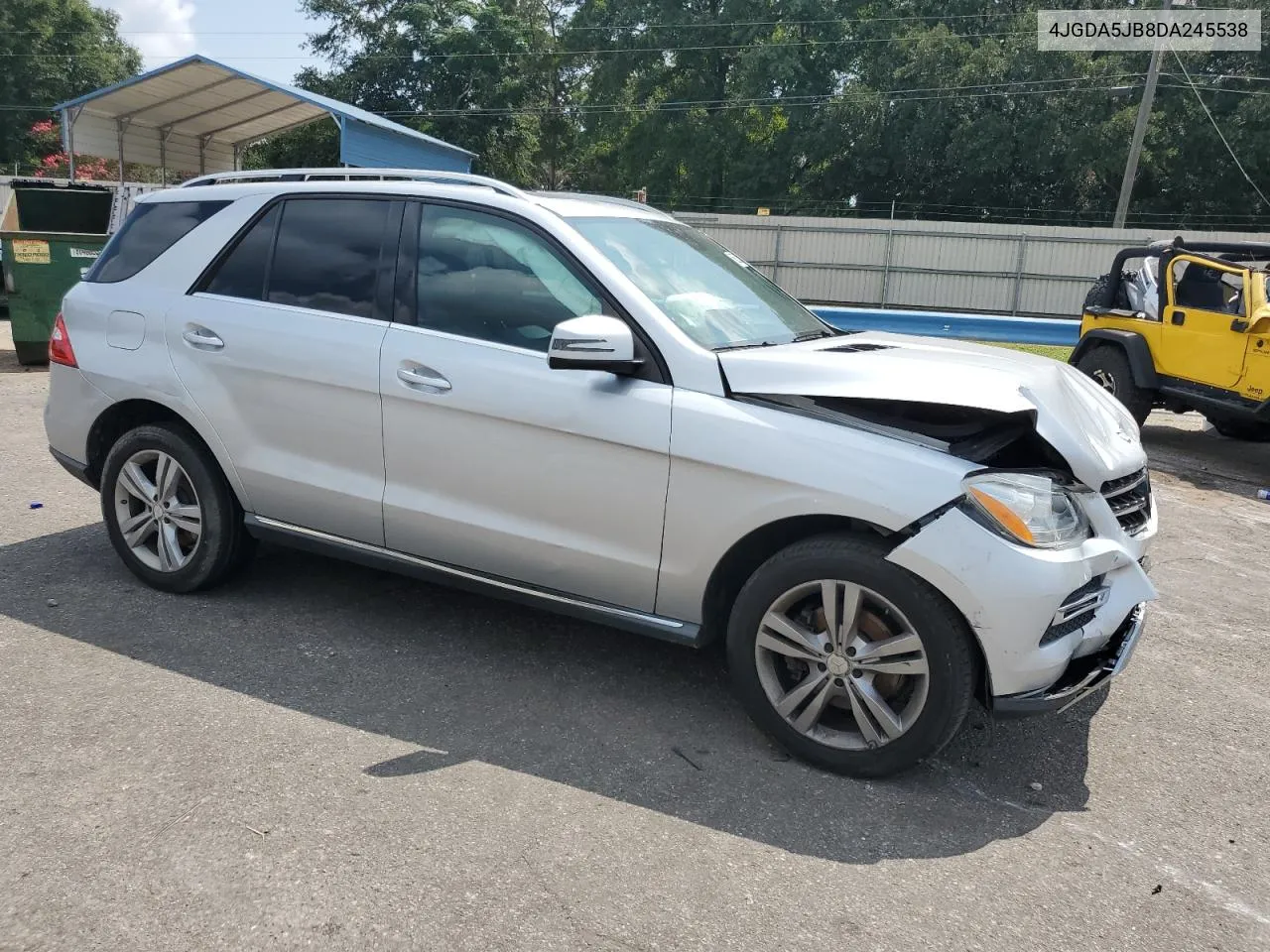 2013 Mercedes-Benz Ml 350 VIN: 4JGDA5JB8DA245538 Lot: 66922224