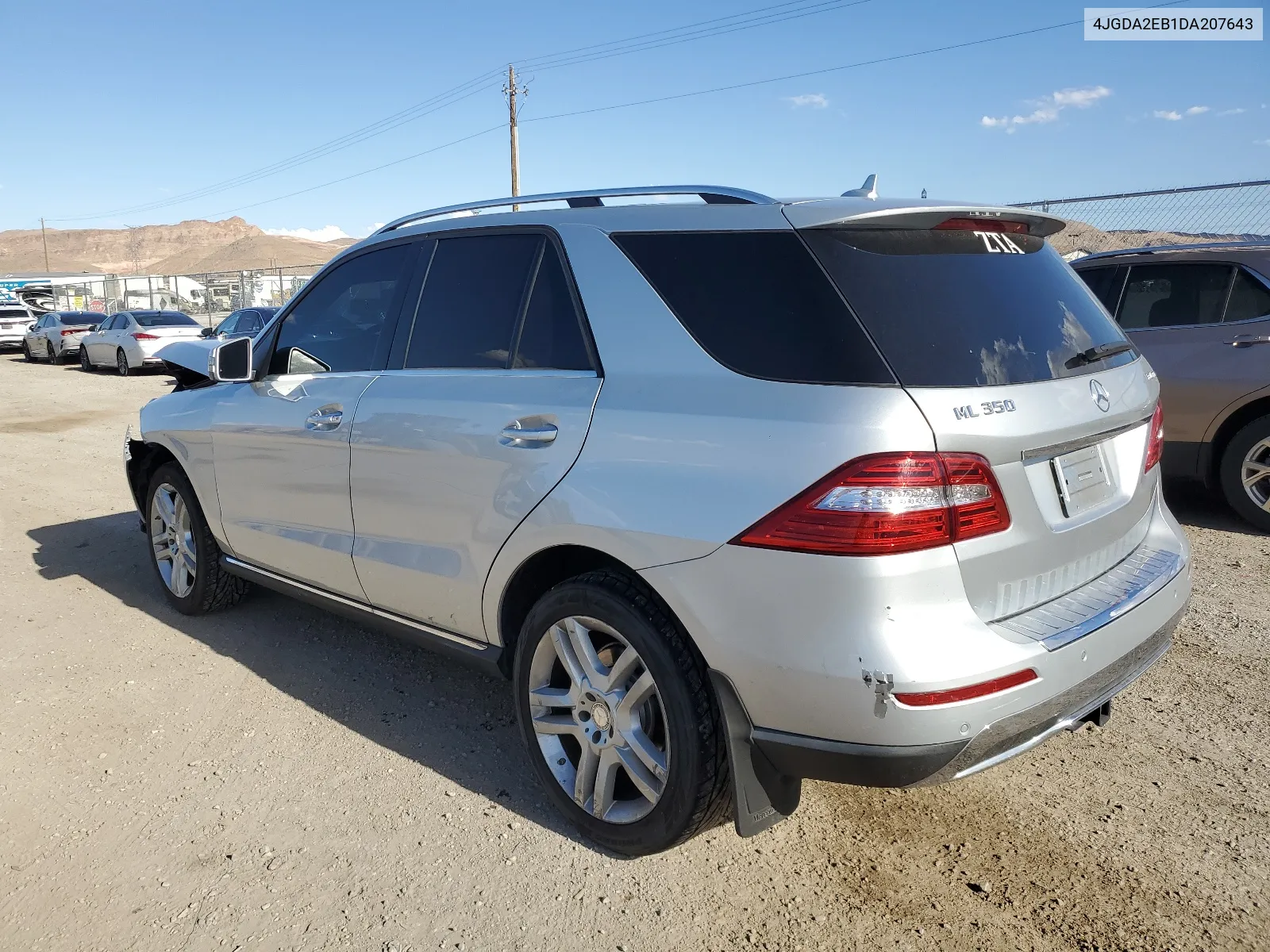 2013 Mercedes-Benz Ml 350 Bluetec VIN: 4JGDA2EB1DA207643 Lot: 67070864