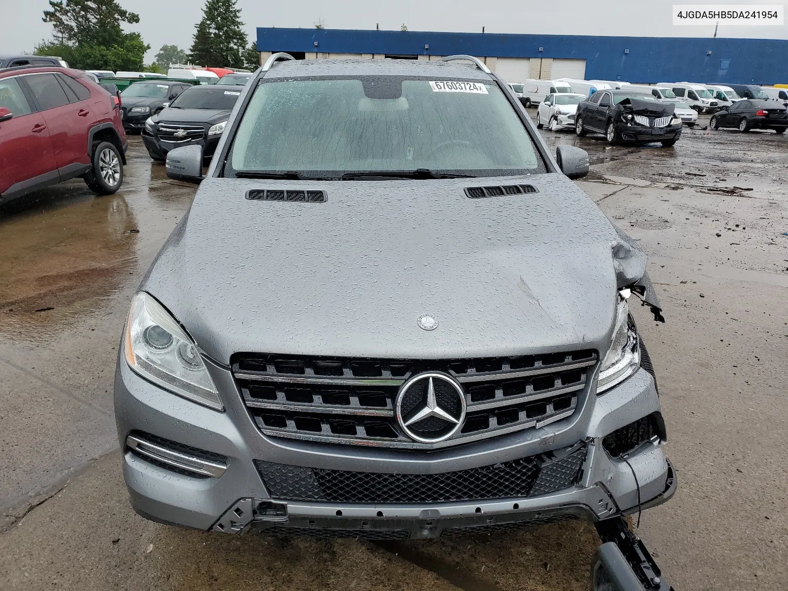 2013 Mercedes-Benz Ml 350 4Matic VIN: 4JGDA5HB5DA241954 Lot: 67603724