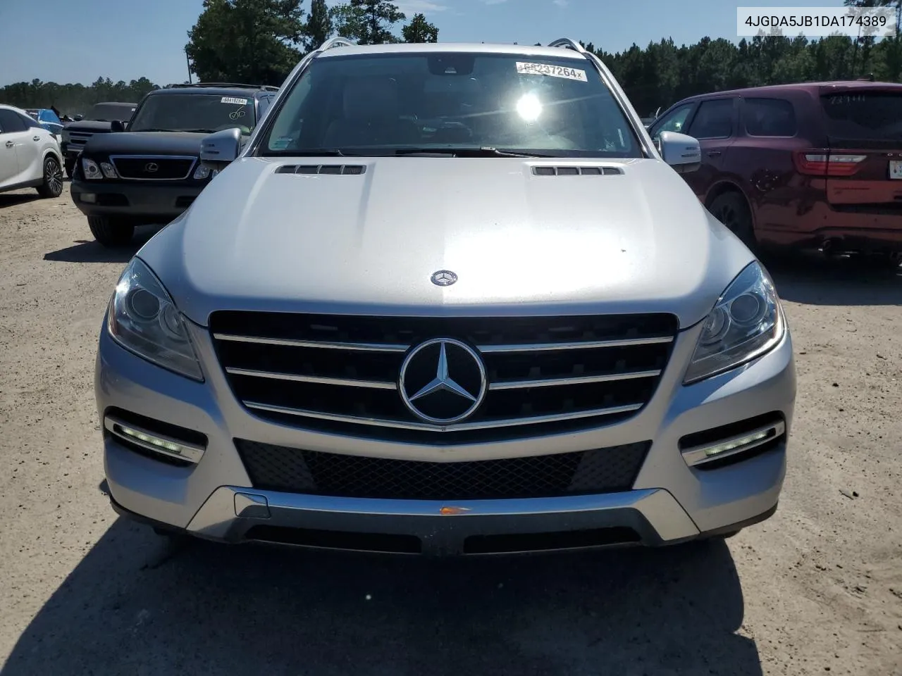 2013 Mercedes-Benz Ml 350 VIN: 4JGDA5JB1DA174389 Lot: 68237264