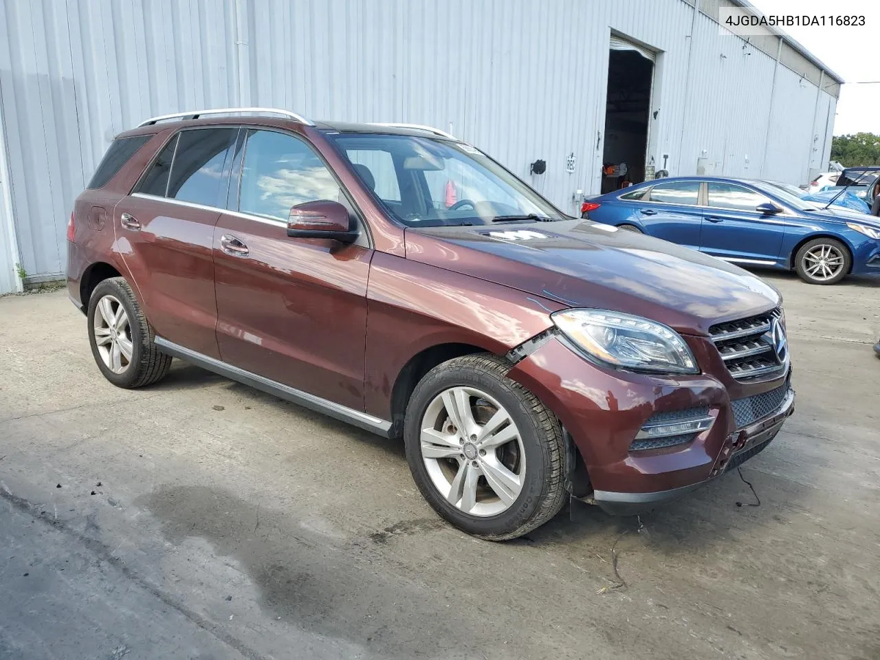 2013 Mercedes-Benz Ml 350 4Matic VIN: 4JGDA5HB1DA116823 Lot: 68883494